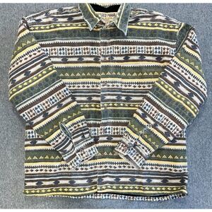 Rugged Point Authentic Mens Aztec Pattern Jacket Size XL